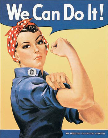 Rosie The Riveter Sign