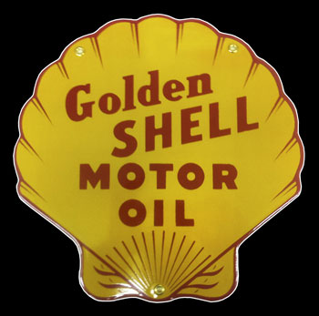 Shell Motor Oil Porcelain Sign