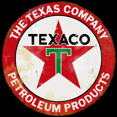 Texaco The Texas Company Vintage Style Sign