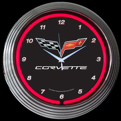 Corvette Neon Clock