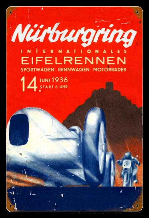Nurburgring Vintage Racing Sign