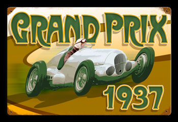 1937 Grand Prix Sign