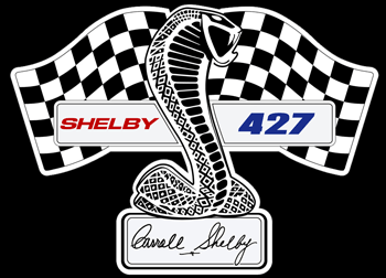 Caroll Shelby Large 427 Die Cut Sign