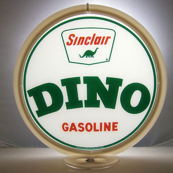 Sinclair Dino Gas Globe Light