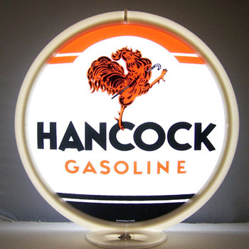 Hancock Gasoline Globe Light