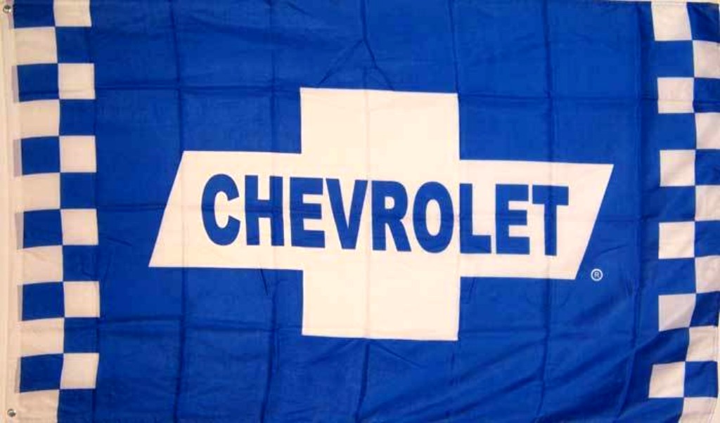 Chevrolet Checkered Bow Tie Banner