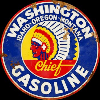 Washington Gasoline Sign