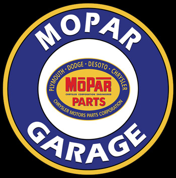 Mopar Garage Sign