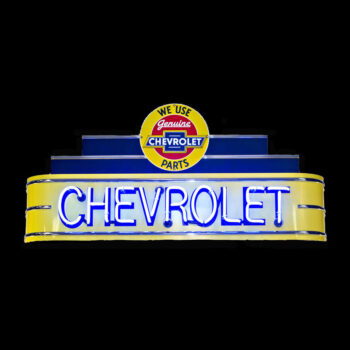 Chevrolet Parts Marquee Neon Sign