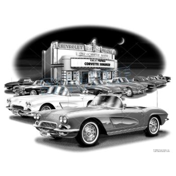 1962 Corvette Art Print