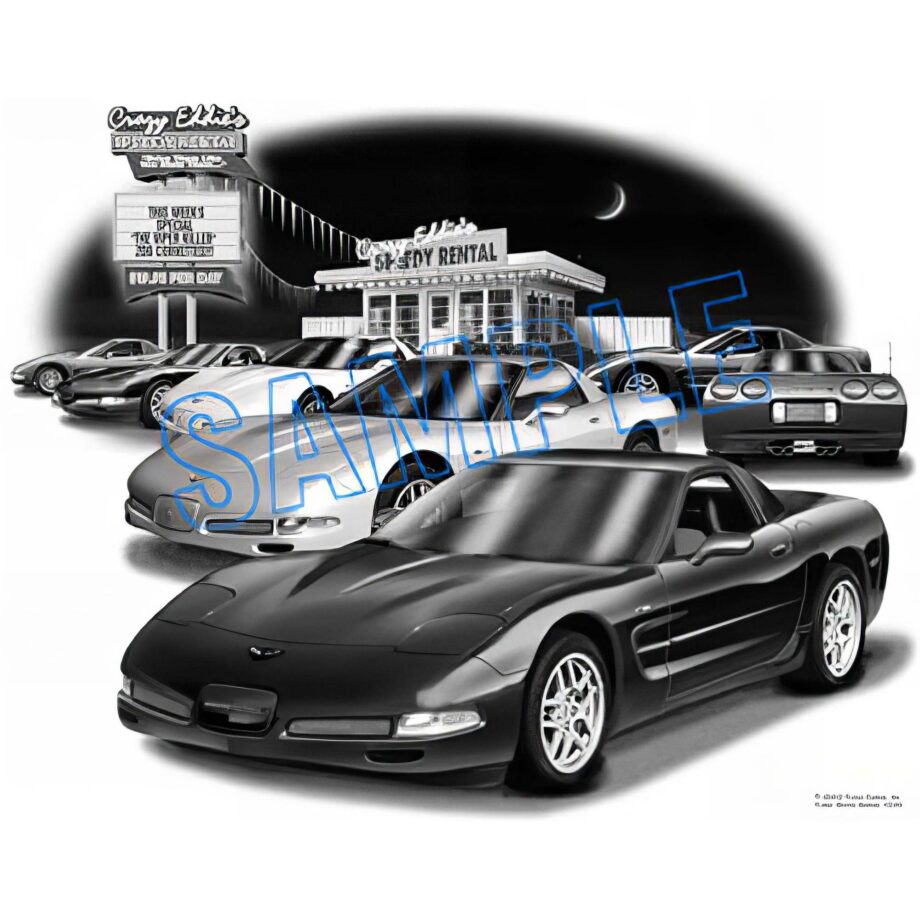 2003 Z06 Corvette Art Print