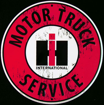 International Trucks Sign