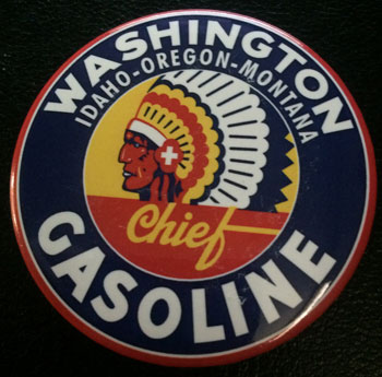 Washington Chief Gasoline Magnet