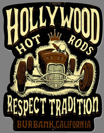Hollywood Hot Rods Sign