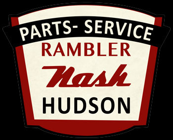 Rambler Nash Hudson Dealer Sign