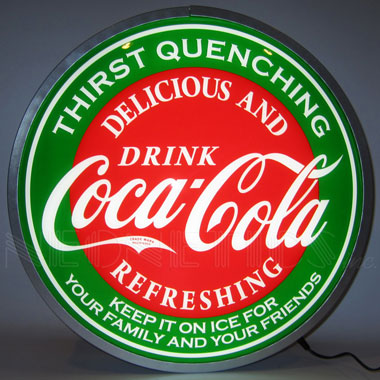 Coca Cola Evergreen Lighted LED Sign