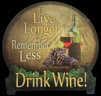 Drink Wine Sign