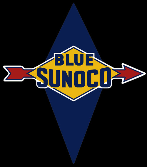 Blue Sunoco Sign - GA7175 | Garage Art™