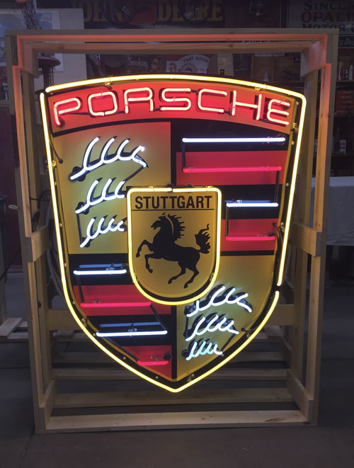 Porsche Neon Sign USA Made