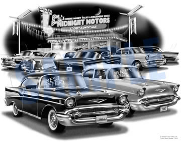 1957 Chevy Art Print