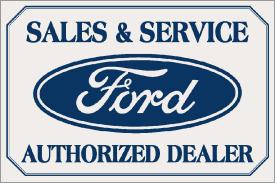 Ford Service Sign