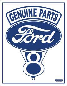 Ford V8 Parts Sign