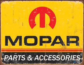 Mopar Parts Sign