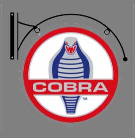 Cobra Double Sided Sign W/ Hanger