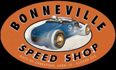 Bonneville Speed Shop Sign