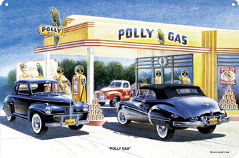 Polly Gas Station Sign