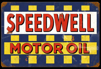 Speedwell Motor Oil Sign