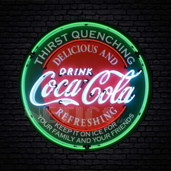 Coca Cola Evergreen Large 36 Inch Neon Sign