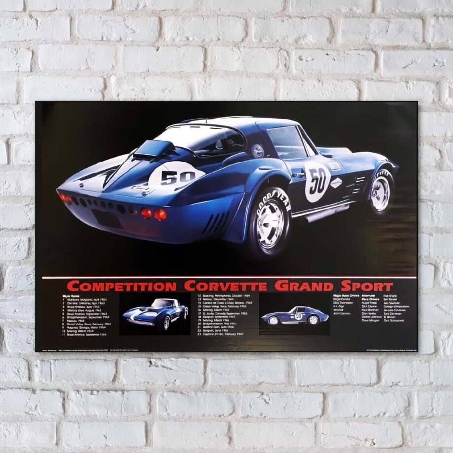 Competition Grand Sport Corvette Poster
