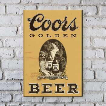 Coors Golden Beer magnet. Magnets For Your Garage
