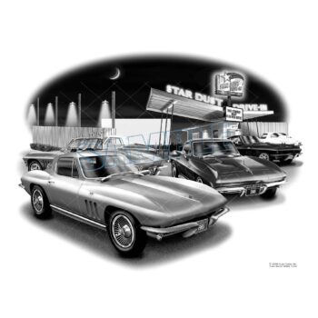 Corvette 1965 Sting Ray Art Print