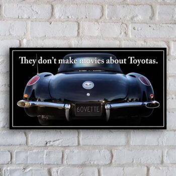 Corvette Advertising Sign
