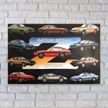 Datsun Nissan Z Evolution Poster