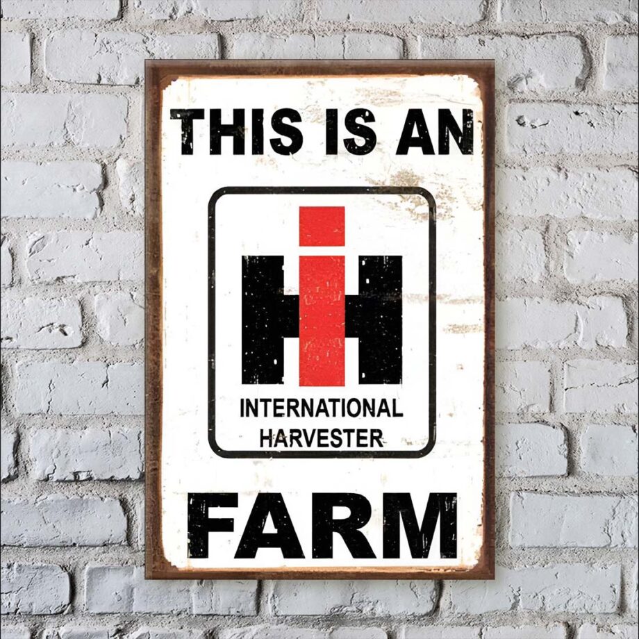 International Harvester "This is A Farm" Magnet
