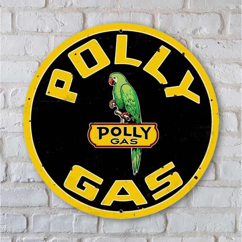 Polly Gas Retro Sign - GA6305