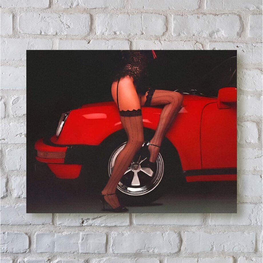 Porsche "Turbo & Lace" Poster