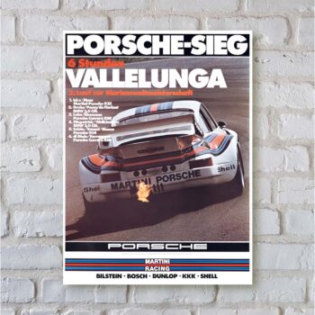 Porsche-Sieg Vallelunga Racing Poster
