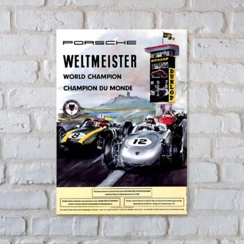 Porsche Weltmeister World Championship Racing Poster