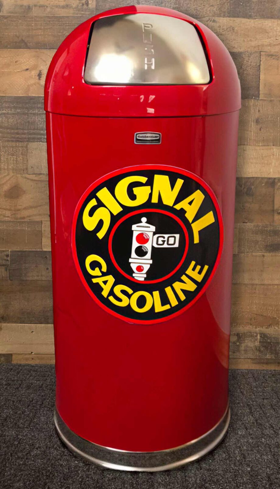 Signal Gasoline Trash Can - GA11107