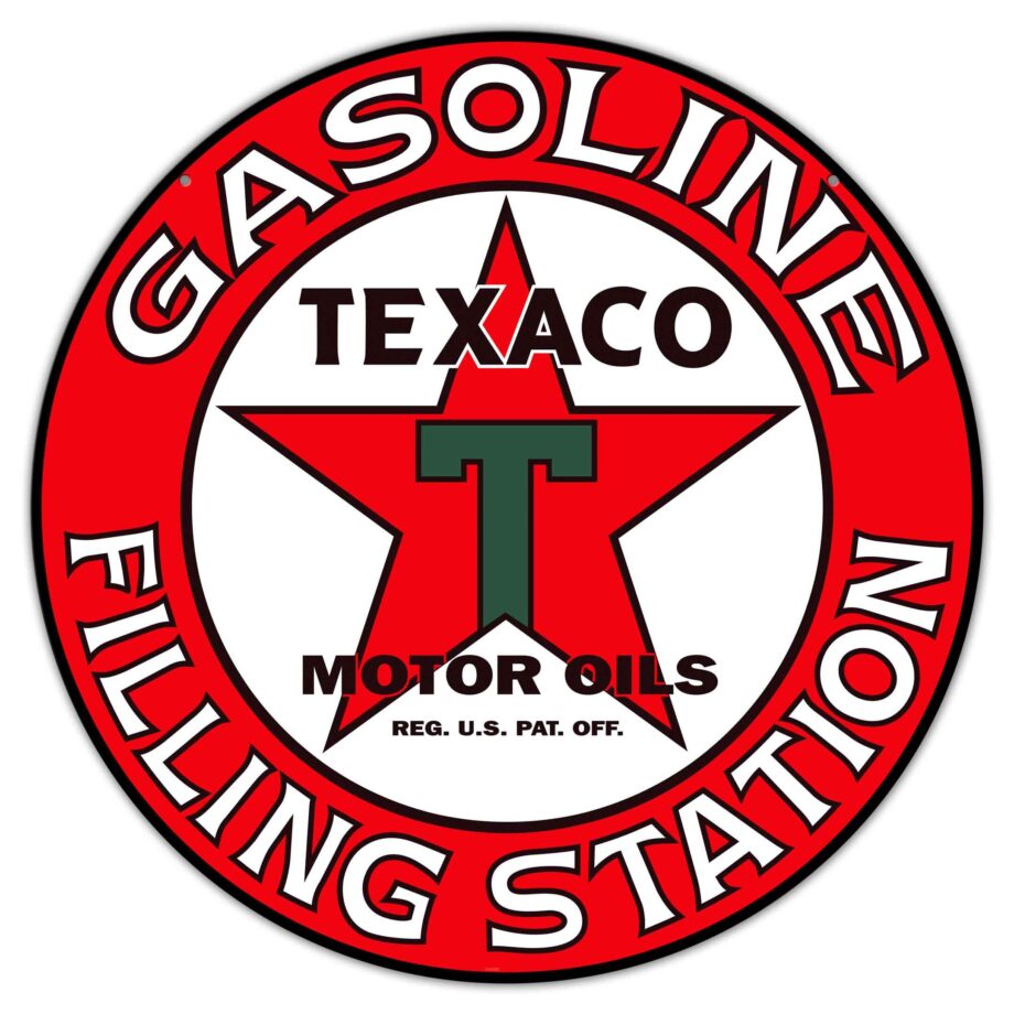 Texaco Filling Station Sign
