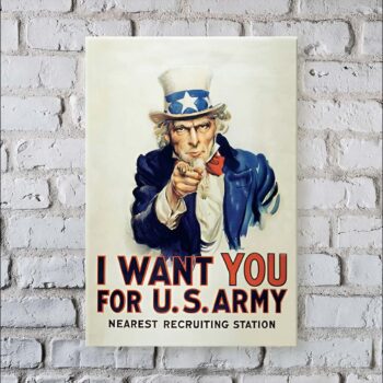 Uncle Sam "I Want You" Magnet