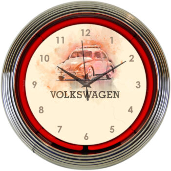 Volkswagen Bug Neon Clock