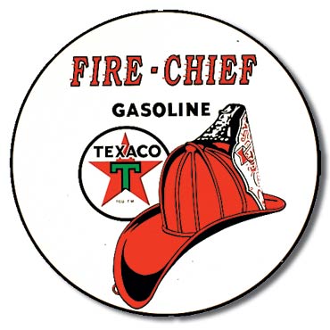 Fire Chief Gasoline Sign