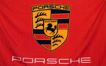 Porsche Garage Banners- Different Color Versions Available 
