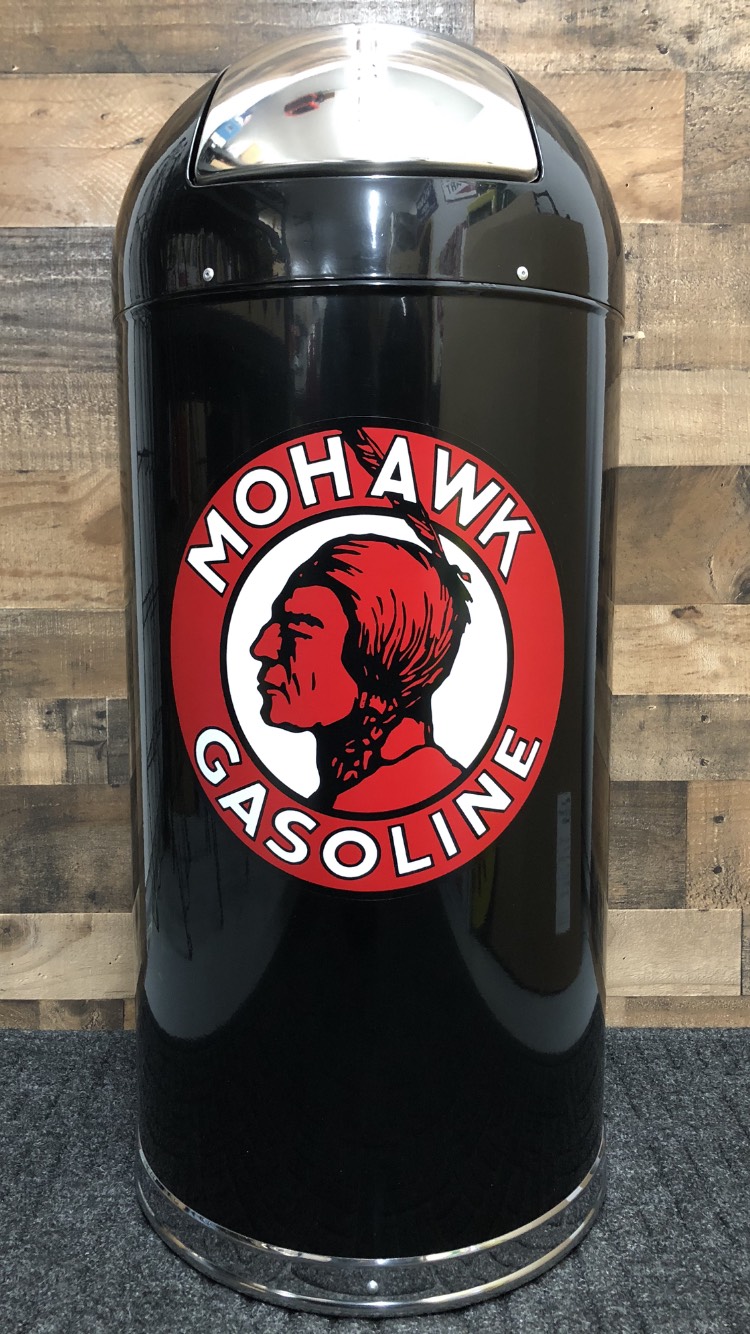 Mohawk Gasoline Trash Can