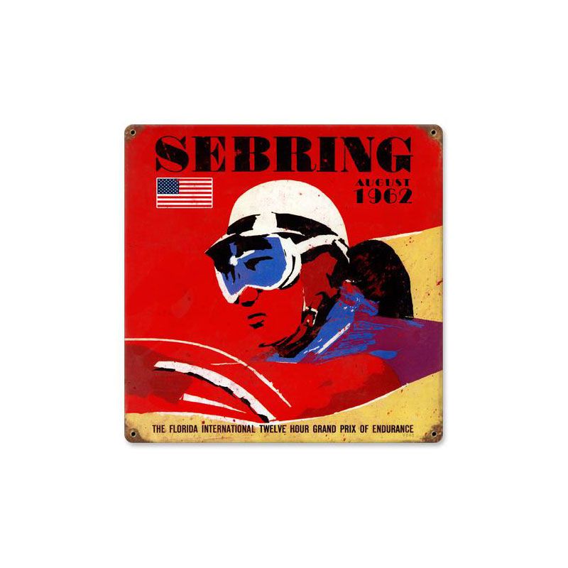1962 Sebring Twelve Hour Vintage Racing Sign